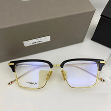 Load image into Gallery viewer, Thom Brand Glasses Frame TBX422 Square Half Frames Pure Titanium Ultra-light Eyeglasses Anti-blue Light Men Women Eyewear
