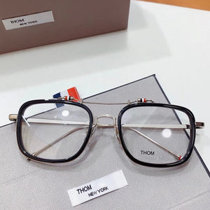 Thom Brand Titanium Square Glasses Frame Non-Prescription Eyeglasses Men Women Optical Spectacles Eyewear Oculos De Grau