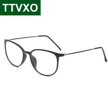 Load image into Gallery viewer, Tiny Retro Glasses Spectacle Frame TR90 Material Cat&#39;s Eye Women&#39;s Eyeglass Frame Simple Transparent Computer Glasses