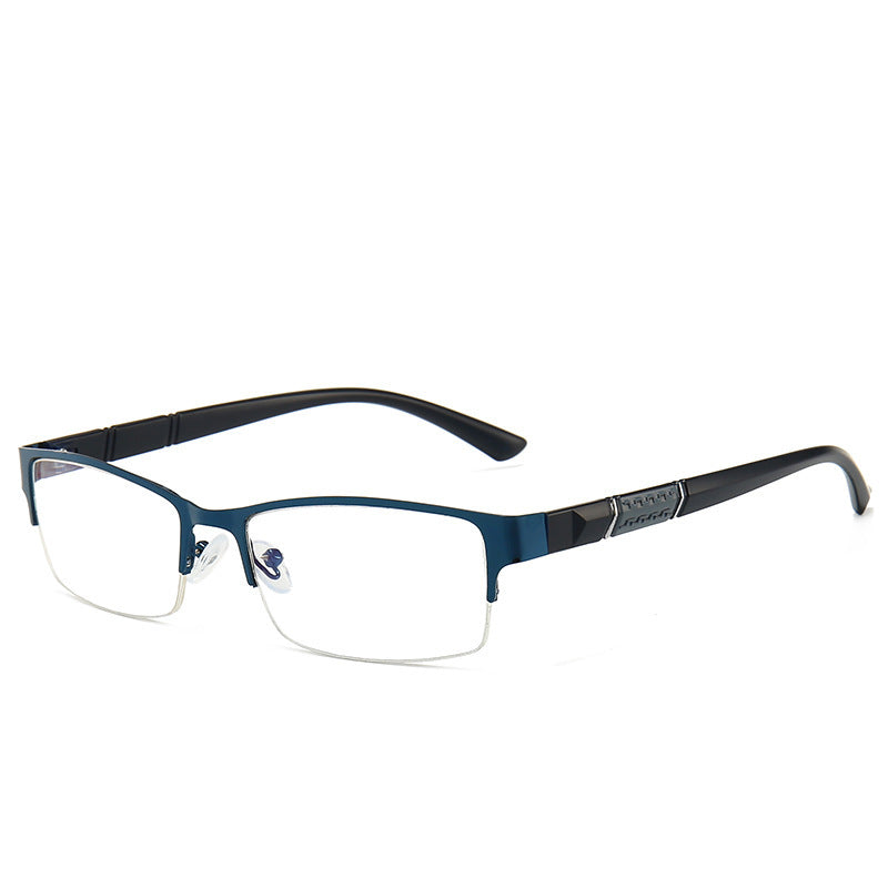 Trend Reading Glasses Reading Glasses Men and Women  Half Frame Diopters Business Office Men Reading Glasses