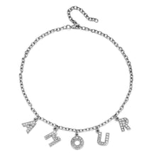 Load image into Gallery viewer, New Trend Silver Color Alphabet Bitch Pendant Fun Game Statement Necklace Women Charm Party Clavicle Chain Jewelry Accessories