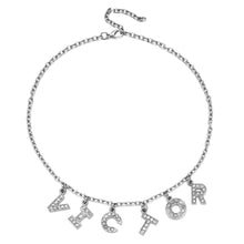 Load image into Gallery viewer, New Trend Silver Color Alphabet Bitch Pendant Fun Game Statement Necklace Women Charm Party Clavicle Chain Jewelry Accessories