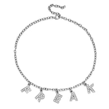 Load image into Gallery viewer, New Trend Silver Color Alphabet Bitch Pendant Fun Game Statement Necklace Women Charm Party Clavicle Chain Jewelry Accessories