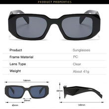 Load image into Gallery viewer, Trend Small Sunglasses Women  Brand Vintage Square Sun Glasses Retro Ladies Eyewear Eyeglasses oculos de sol