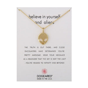 New Trendy Alloy Cute Elegant Sun Love Star Leaves Clover Unicorn Luck Pendant Necklaces for Women Fashion Accessories Jewelry
