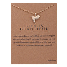 Carica l&#39;immagine nel visualizzatore di Gallery, New Trendy Alloy Cute Elegant Sun Love Star Leaves Clover Unicorn Luck Pendant Necklaces for Women Fashion Accessories Jewelry