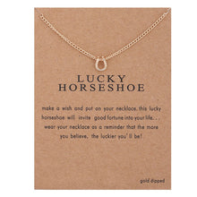Carica l&#39;immagine nel visualizzatore di Gallery, New Trendy Alloy Cute Elegant Sun Love Star Leaves Clover Unicorn Luck Pendant Necklaces for Women Fashion Accessories Jewelry