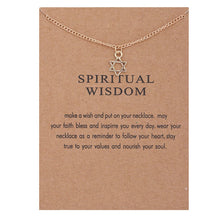 Carica l&#39;immagine nel visualizzatore di Gallery, New Trendy Alloy Cute Elegant Sun Love Star Leaves Clover Unicorn Luck Pendant Necklaces for Women Fashion Accessories Jewelry