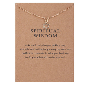 New Trendy Alloy Cute Elegant Sun Love Star Leaves Clover Unicorn Luck Pendant Necklaces for Women Fashion Accessories Jewelry