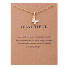 Carica l&#39;immagine nel visualizzatore di Gallery, New Trendy Alloy Cute Elegant Sun Love Star Leaves Clover Unicorn Luck Pendant Necklaces for Women Fashion Accessories Jewelry