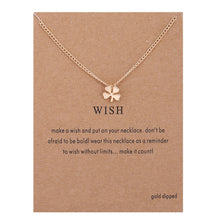 Carica l&#39;immagine nel visualizzatore di Gallery, New Trendy Alloy Cute Elegant Sun Love Star Leaves Clover Unicorn Luck Pendant Necklaces for Women Fashion Accessories Jewelry