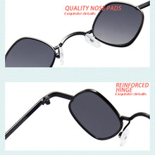 Load image into Gallery viewer, Trendy Children Sunglasses Boys Girls Metal Frame Vintage Square Punk Eyeglasses Kids Gold Red Mirror Eyewear Anti Glare