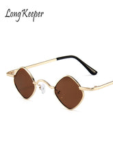 Load image into Gallery viewer, Trendy Children Sunglasses Boys Girls Metal Frame Vintage Square Punk Eyeglasses Kids Gold Red Mirror Eyewear Anti Glare