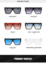 Load image into Gallery viewer, Trendy Design Square Frame Gradient Ladies Sunglasses 2023 Brand Desinger UV400 Lion Women Shades