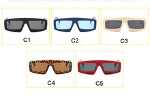 Load image into Gallery viewer, Trendy  Brand Sunglasses Men 2023 Loepard Square Gsfas De Sol Mujer Sunglasses