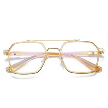 Load image into Gallery viewer, Trendy Myopia Glasses Rim Glasses Frame Men&#39;s and Women&#39;s Retro Double Beam Plain Glasses  Anti-Blue Light Glasses