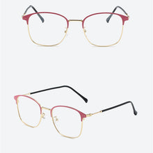 Load image into Gallery viewer, Trendy Office Anti Blue Light Square Clear Glasses Women Computer Gaming Goggles Vintage Eyeglasses Full Frame Eyewear Gifts