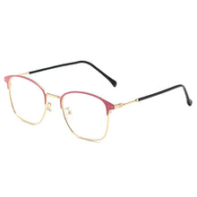Load image into Gallery viewer, Trendy Office Anti Blue Light Square Clear Glasses Women Computer Gaming Goggles Vintage Eyeglasses Full Frame Eyewear Gifts