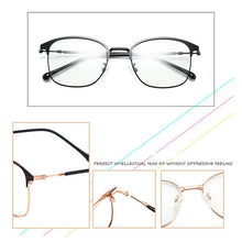 Load image into Gallery viewer, Trendy Office Anti Blue Light Square Clear Glasses Women Computer Gaming Goggles Vintage Eyeglasses Full Frame Eyewear Gifts