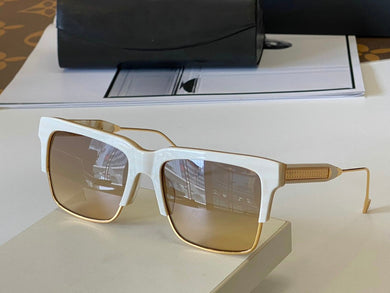 Trendy Oversize Maybah Sunglasses Women  Gradient Rimless Shaded Big Metal Frame Square Sun Glasses Men Uv400
