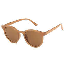 Load image into Gallery viewer, Trendy Round Women Sunglasses Men Retro Small Frame Sun Glasses Ins Web Celebrity Favors Shades Milk Tea Color Eyewear