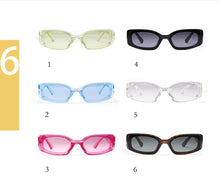 Load image into Gallery viewer, Trendy Square Sunglasses Women Men 2023 UV400 Brand Designer Gradient Transparent Sun Glasses PLentes de sol hombre