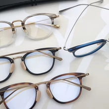 Load image into Gallery viewer, Trendy Vogue Men&#39;s Glasses Frame Round Pure Titanium Eyewear Male Spectacles Light Eyeglass Myopia Optical Lens Reading