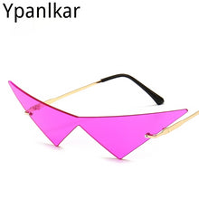 Load image into Gallery viewer, Triangle Personality Sunglasses Men&#39;s and Women&#39;s Show Sunglasses Street Shooting Hip Hop Sunglasses