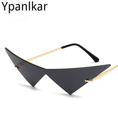 Triangle Personality Sunglasses Men's and Women's Show Sunglasses Street Shooting Hip Hop Sunglasses