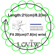 Load image into Gallery viewer, New Turquoise Bead Charm Bracelet with a silver Charm Carrier, Jewelry Gift for Women European Style stone jewellery