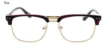 Load image into Gallery viewer, UV400 Boss Reading Glasses Brand Women Men British Jazz Retro Writing Spectacles Half Frame Adornment Glasses