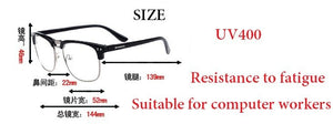 UV400 Boss Reading Glasses Brand Women Men British Jazz Retro Writing Spectacles Half Frame Adornment Glasses