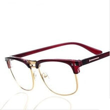 Load image into Gallery viewer, UV400 Boss Reading Glasses Brand Women Men British Jazz Retro Writing Spectacles Half Frame Adornment Glasses