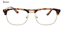 Load image into Gallery viewer, UV400 Boss Reading Glasses Brand Women Men British Jazz Retro Writing Spectacles Half Frame Adornment Glasses
