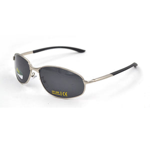 UV400 Polarized Sunglasses for Women Men Metal Frame Sport Shades Sun Glasses Travel Driving Sunglasses Gray/Tan Lens L3