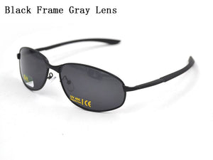 UV400 Polarized Sunglasses for Women Men Metal Frame Sport Shades Sun Glasses Travel Driving Sunglasses Gray/Tan Lens L3
