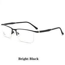 Load image into Gallery viewer, Ultra-Light Half-Frame Business Glasses Frame Men&#39;s High-End Casual TR Myopia Flat Mirror Prescription Game Glasses Design