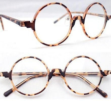 Load image into Gallery viewer, Ultra-light Vintage Retro Flexible Round Unisex Black Amber Grey Red Eyeglass Frames Spectacles Eyewear RX prescription 3019