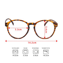 Load image into Gallery viewer, Unisex Retro Round Glasses Transparent Lens Plastic Spectacles Ultra Light Optical Eyeglass Vision Care Eyewear