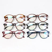 Load image into Gallery viewer, Unisex Retro Round Glasses Transparent Lens Plastic Spectacles Ultra Light Optical Eyeglass Vision Care Eyewear