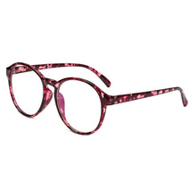 Load image into Gallery viewer, Unisex Retro Round Glasses Transparent Lens Plastic Spectacles Ultra Light Optical Eyeglass Vision Care Eyewear