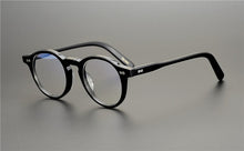 Load image into Gallery viewer, Vintage Acetate Eyeglass Frame 9553 Hand Made In Japan Women Men Classical Round Style High Completed Quality