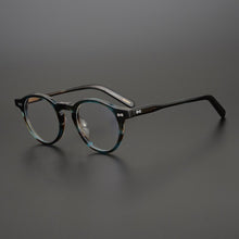 Load image into Gallery viewer, Vintage Acetate Eyeglass Frame 9553 Hand Made In Japan Women Men Classical Round Style High Completed Quality