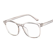 Carica l'immagine nel visualizzatore di Gallery, Vintage Blue Eyeglasses Women Men Retro Eye Glasses Frame for Female Transparent Fake Glasses Female Clear Frame