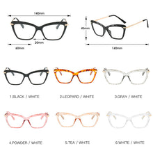 Load image into Gallery viewer, Vintage  Brand Design Sexy Lady Cat Eye Glasses Women Transparent Reading Myopia Glasses Frame Optical Eyewear