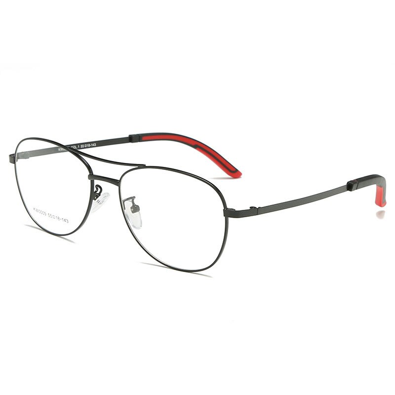 Vintage Glasses Woman Man Double Bridge Retro Eyeglasses Lightweight Optical Glasses Frame Classic Spectacle Eyewear