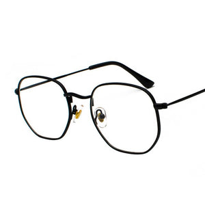 New Vintage Gold Sunglasses Men Square Metal Frame Silver Brown Black Small Sun Glasses Female Unisex Summer Style Shades