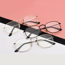 Load image into Gallery viewer, New Vintage Gold Sunglasses Men Square Metal Frame Silver Brown Black Small Sun Glasses Female Unisex Summer Style Shades