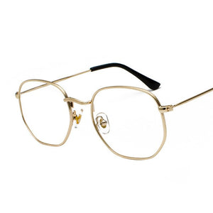 New Vintage Gold Sunglasses Men Square Metal Frame Silver Brown Black Small Sun Glasses Female Unisex Summer Style Shades