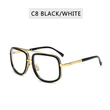Load image into Gallery viewer, Vintage Gradient Big Frame Sunglasses Men Square Metal Oversize Sun Glasses Women Retro Glasses Gafas Oculos De Sol 2023